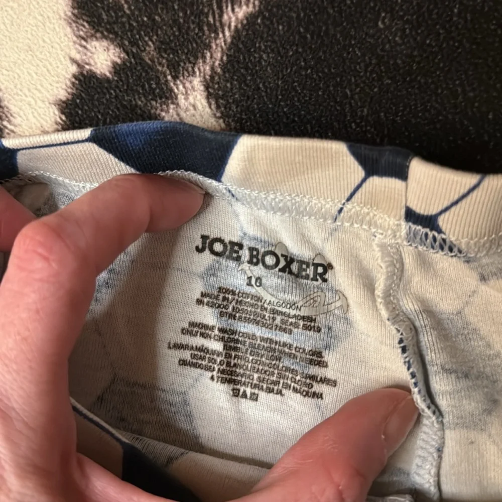 💙Boys Joe Boxer Pj Bottoms•Set of 4•Tie-Dye•Gamer•Star Wars•Soccer•Size:10💙